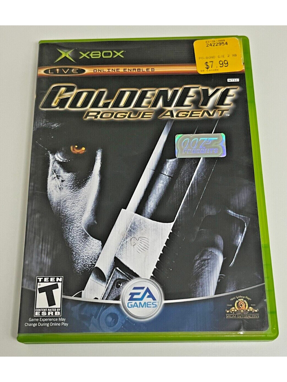 Microsoft Xbox - Golden Eye Rogue Agent Xbox with Original Insert Complete